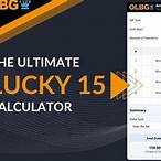 lucky 15 calculator bet